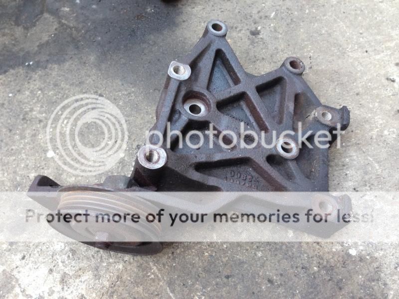 CA sr20det redtop AC compressor bracket, cold intake, power steering