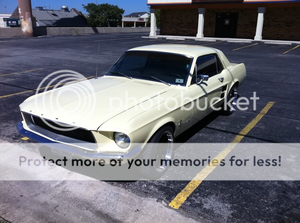 New wheels and tires on my girl... - Vintage Mustang Forums