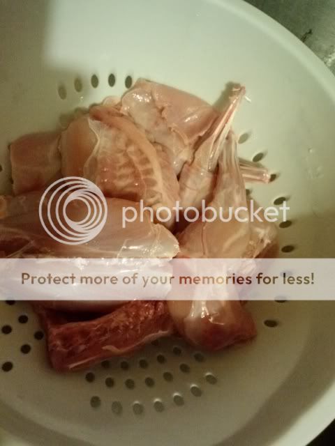 First butcher and eat - Rabbits