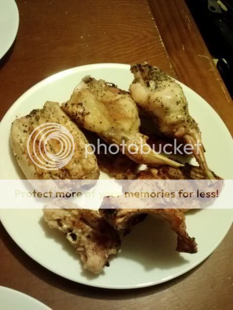 First butcher and eat - Rabbits